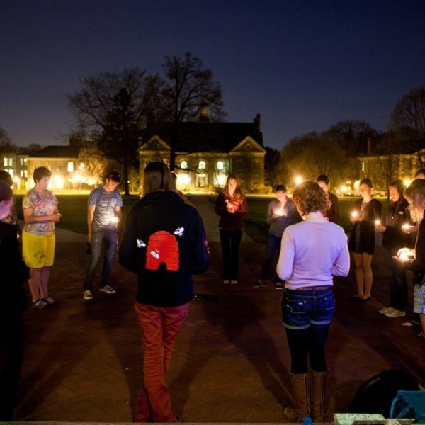 A Candlelight Vigil for Boston Bombing Victims