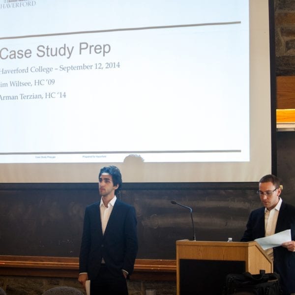 Alums Prep Students for the Consulting World