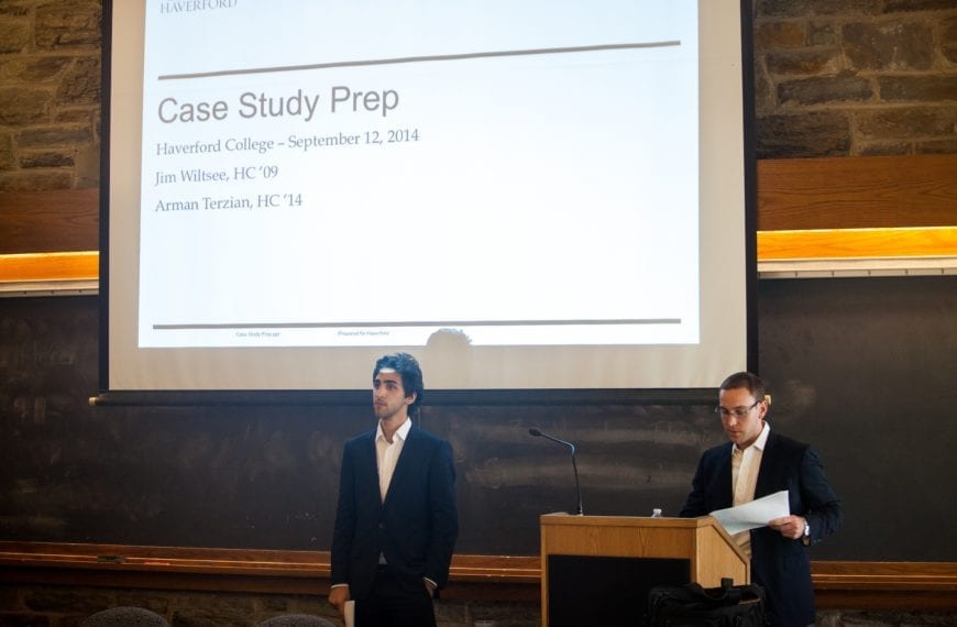 Alums Prep Students for the Consulting World