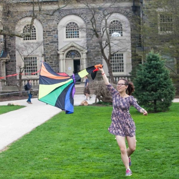 Kite Runners Take to Founders Green