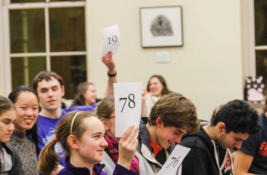 Bidding for Senior Week