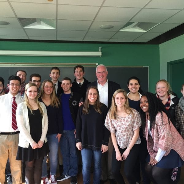 Congressman Visits Congress Class