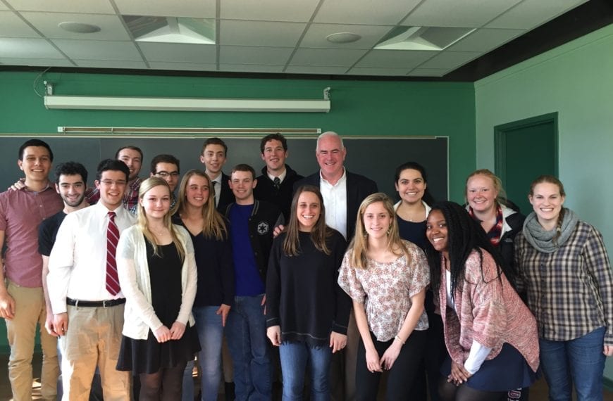 Congressman Visits Congress Class