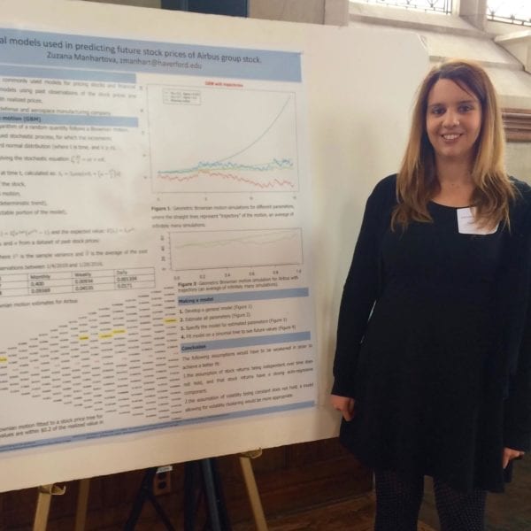 Where They’re Headed: Zuzana Manhartova ’16