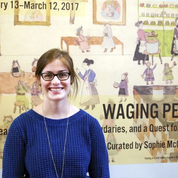 Sophie McGlynn ’18 Helps Celebrate the American Friends Service Committee Centennial