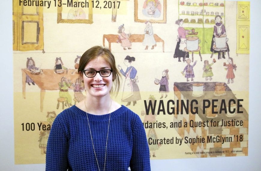 Sophie McGlynn ’18 Helps Celebrate the American Friends Service Committee Centennial