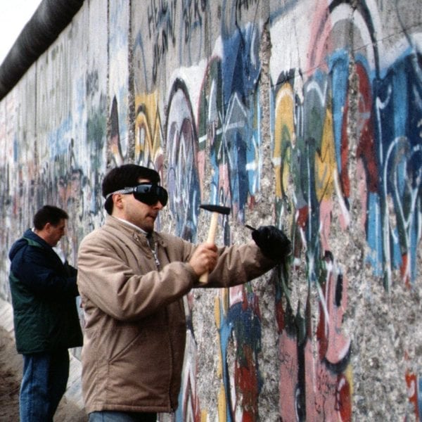 Chipping away at the Berlin Wall