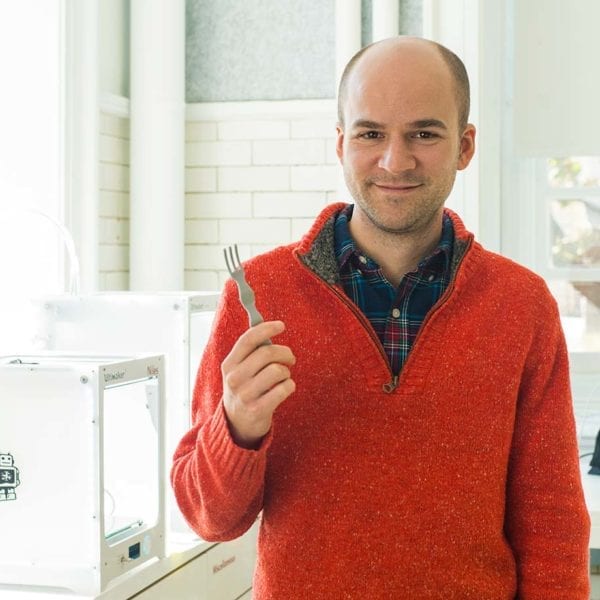 Kent Watson in the Maker Space