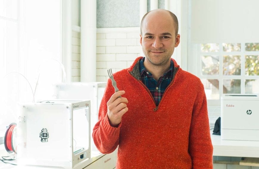 Kent Watson in the Maker Space