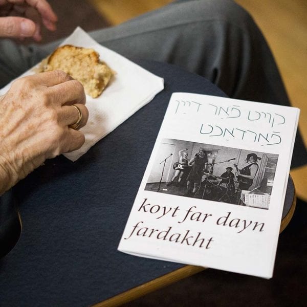 The zine with program notes for the event