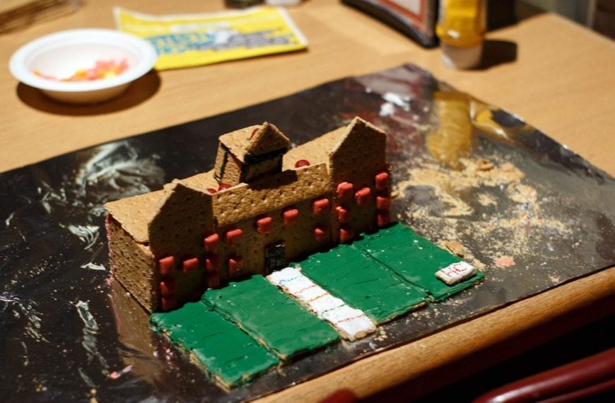 The winning edible Founders Hall.