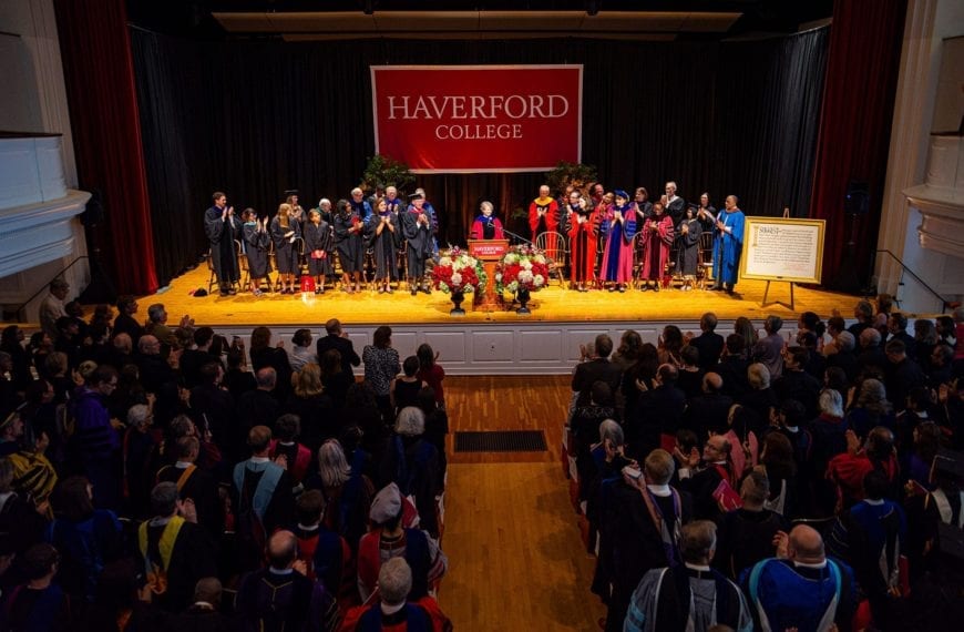 Wendy E. Raymond Inaugurated as Haverford College’s 16th President