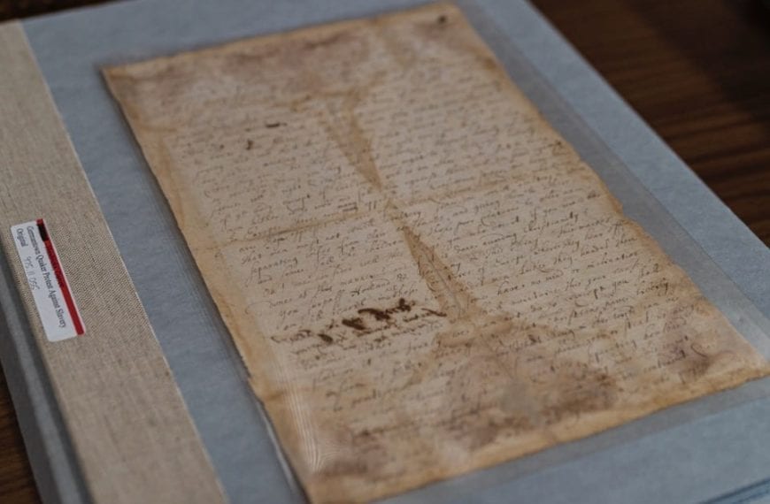 Germantown Quaker protests against slavery documents from Haverford College Quaker and Special Collections.