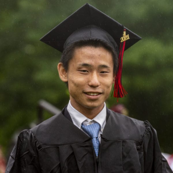 Headshot of Kaito Nakatani at Commencement