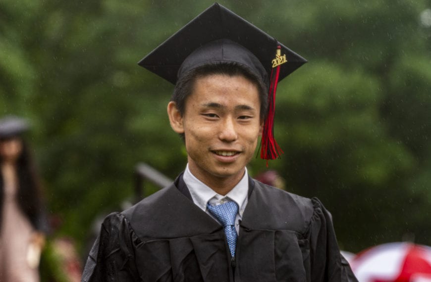 Headshot of Kaito Nakatani at Commencement