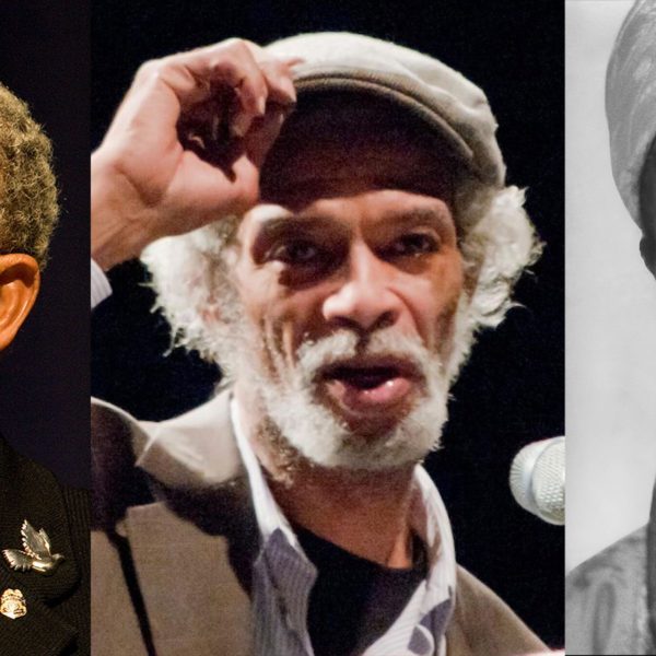 Different headshots of the five Black Arts Movement class subjects in a montage