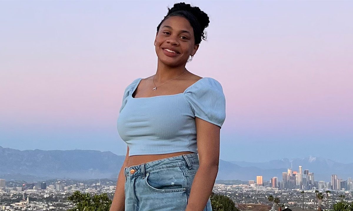 Zakiyyah smiles for the camera