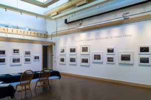 Photo of the main wall displaying David Freese's photographs. Photo by Patrick Montero.