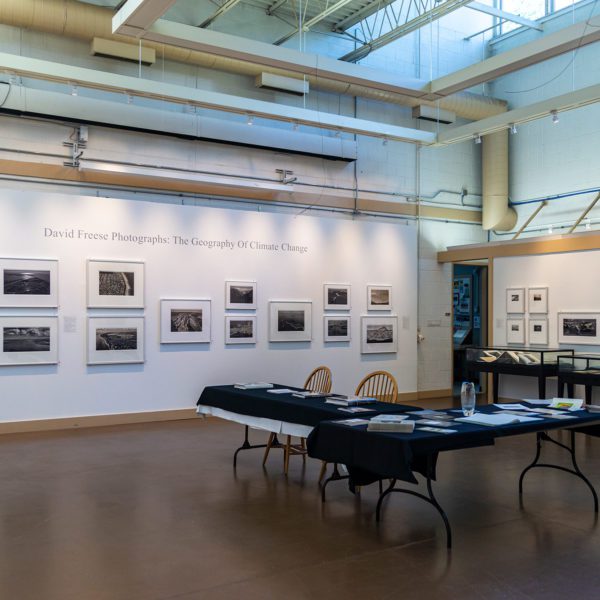 David Freese's photography exhibition in the Atrium Gallery of the Jane Lutnick Fine Arts Gallery.