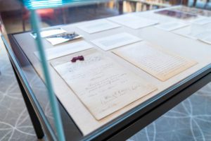 Various documents lie as part of "In Perpetuity." Photo by Patrick Montero.