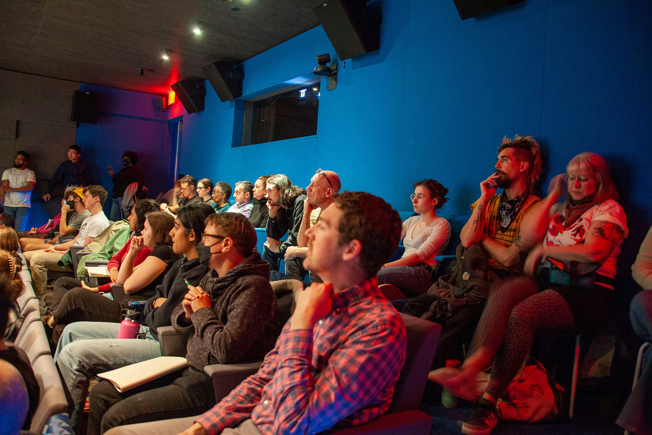 Attendees listen to Nicole Fleetwood's keynote address. Photo by Iris Saada '25.