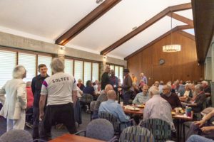 photo of all those in the room at the Class of 1973 Breakfast