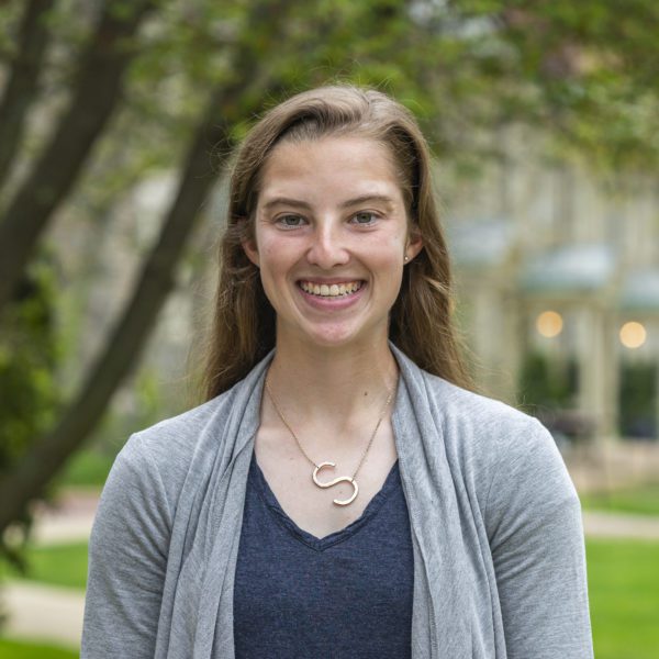 Portrait of Sam Silverman '23. Photo by Patrick Montero