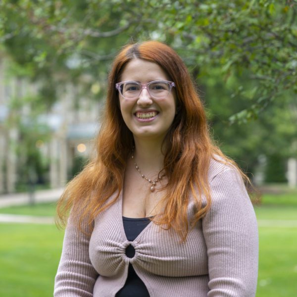 Portrait of Juliana Brinn '23. Photo by Patrick Montero