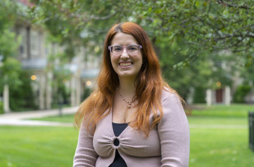Portrait of Juliana Brinn '23. Photo by Patrick Montero