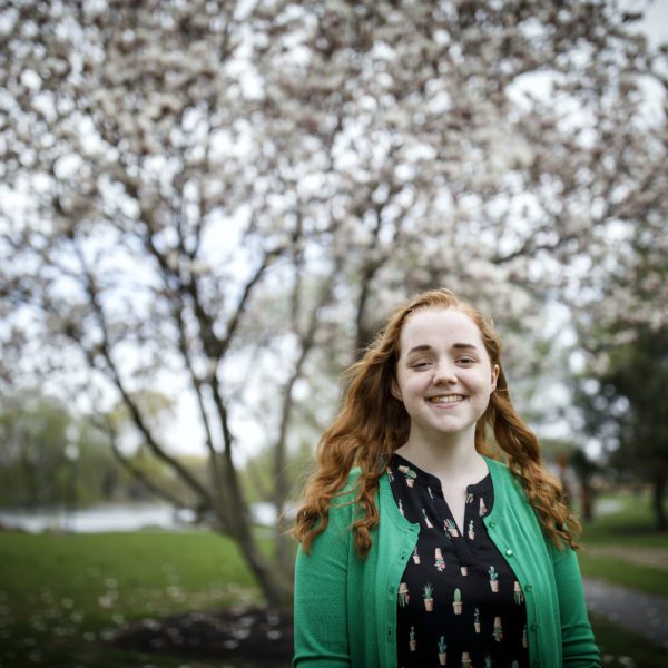 Portrait of Christina McBride. Photo by Dan Gleiter.