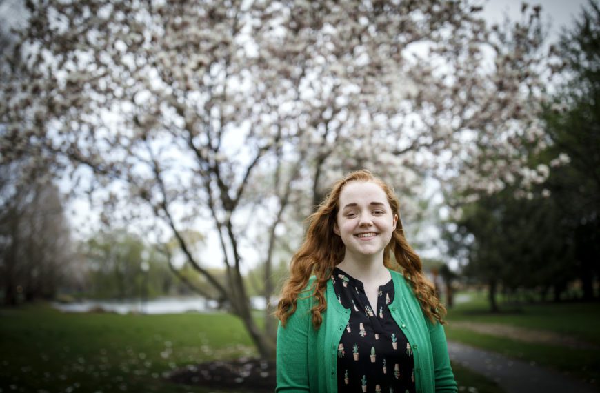 Portrait of Christina McBride. Photo by Dan Gleiter.