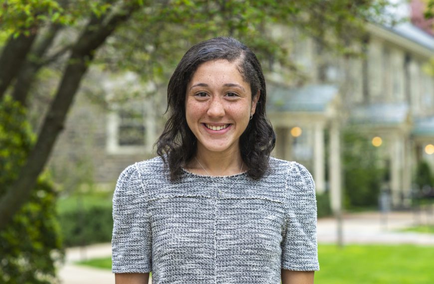 Portrait of Celia Page '23. Photo by Patrick Montero