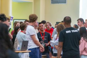 Students in discussion at panel workshop_photo by Patrick Montero
